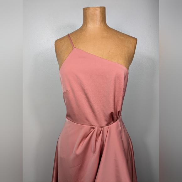 MAJORELLE Emery Gown Pink Size Small One Shoulder Open Back Dress Revolve - Picture 8 of 16